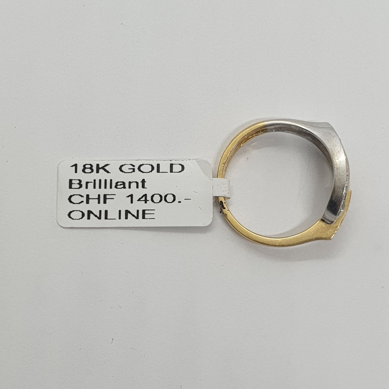 Anelli: Echt 18K Gold - Brilliant Ring – Usato da Luzern venduto da Goldhaus-Luzern 3