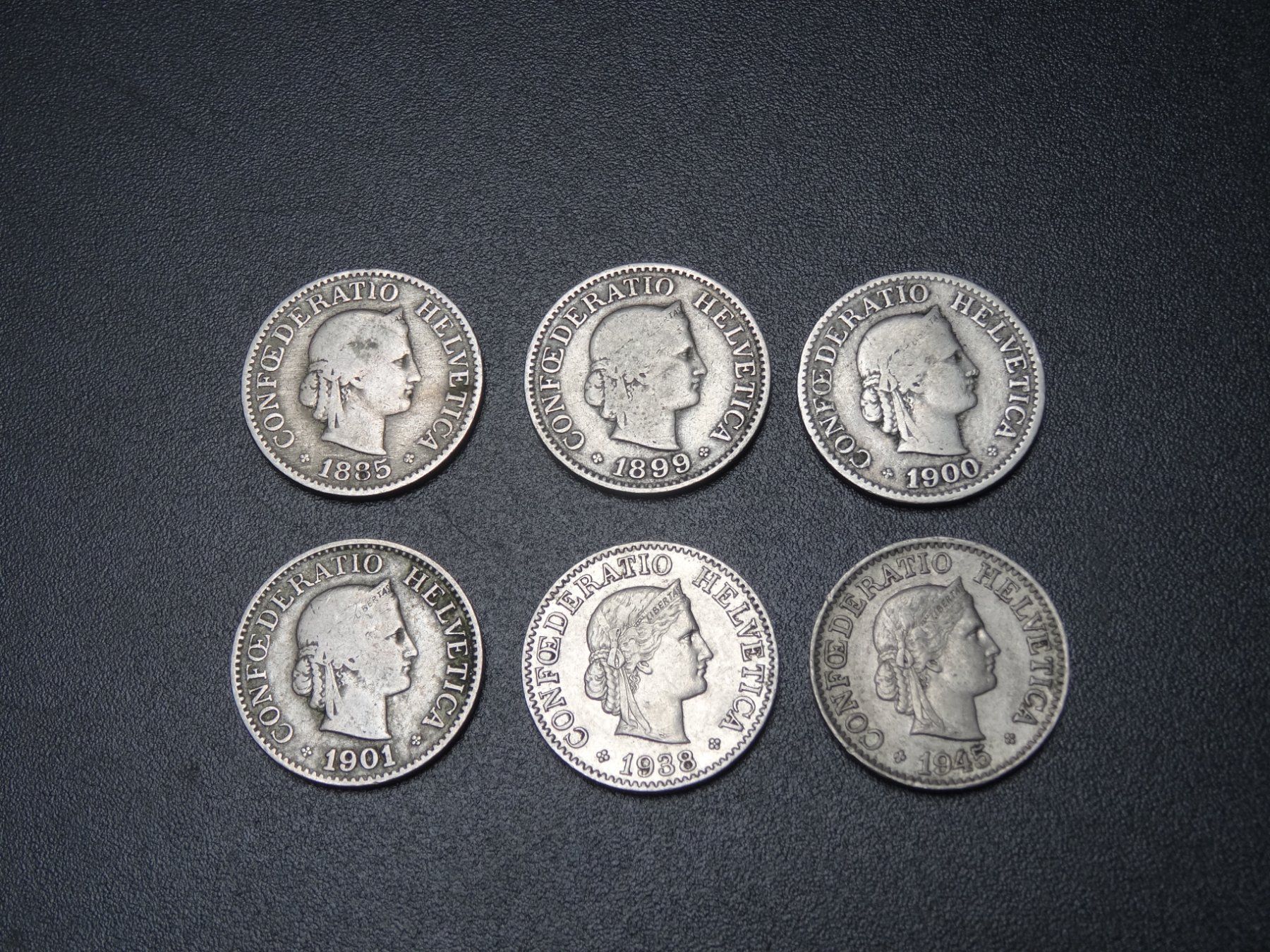Tutti le monete: 6 x 10 Rappenstücke ab 3.-- – Usato da Lupfig venduto da Buerkli20