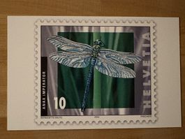 AK mit Tier Briefmarke Motiv von Bernadette Baltis
