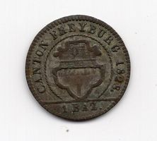 (2125) Fribourg, Batz 1828, unz