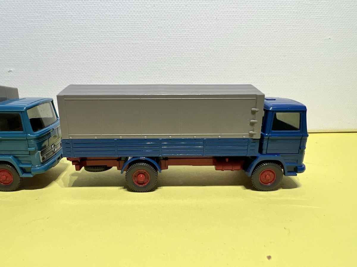 Wiking Modellini d'auto: 2x Wiking MB 1317 Langpritsche in 1/87 – Usato da Weinfelden venduto da Kammerflimmern 2
