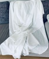 Gardine Vorhang Schal weiss, toll als Tischdecke 135x270 cm