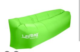 Divano gonfiabile LayBag colore verde nuovo