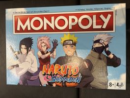 Naruto Shippuden Monopoly, Komplett, Top Zustand!