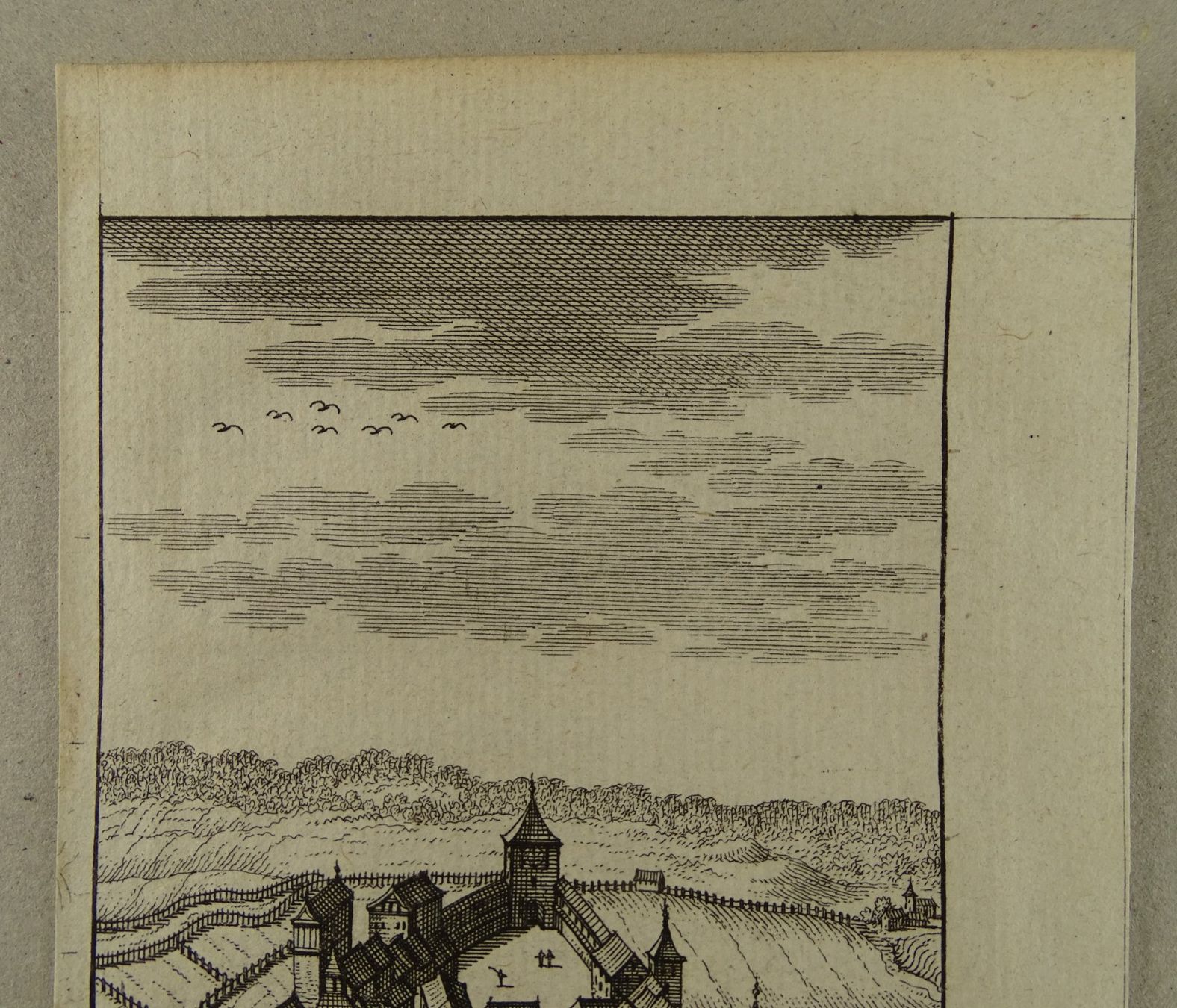 Stiche: KAISERSTUHL, AARGAU, KUPFERSTICH 1778 – Gebraucht aus Grüningen von Kartensammler 2
