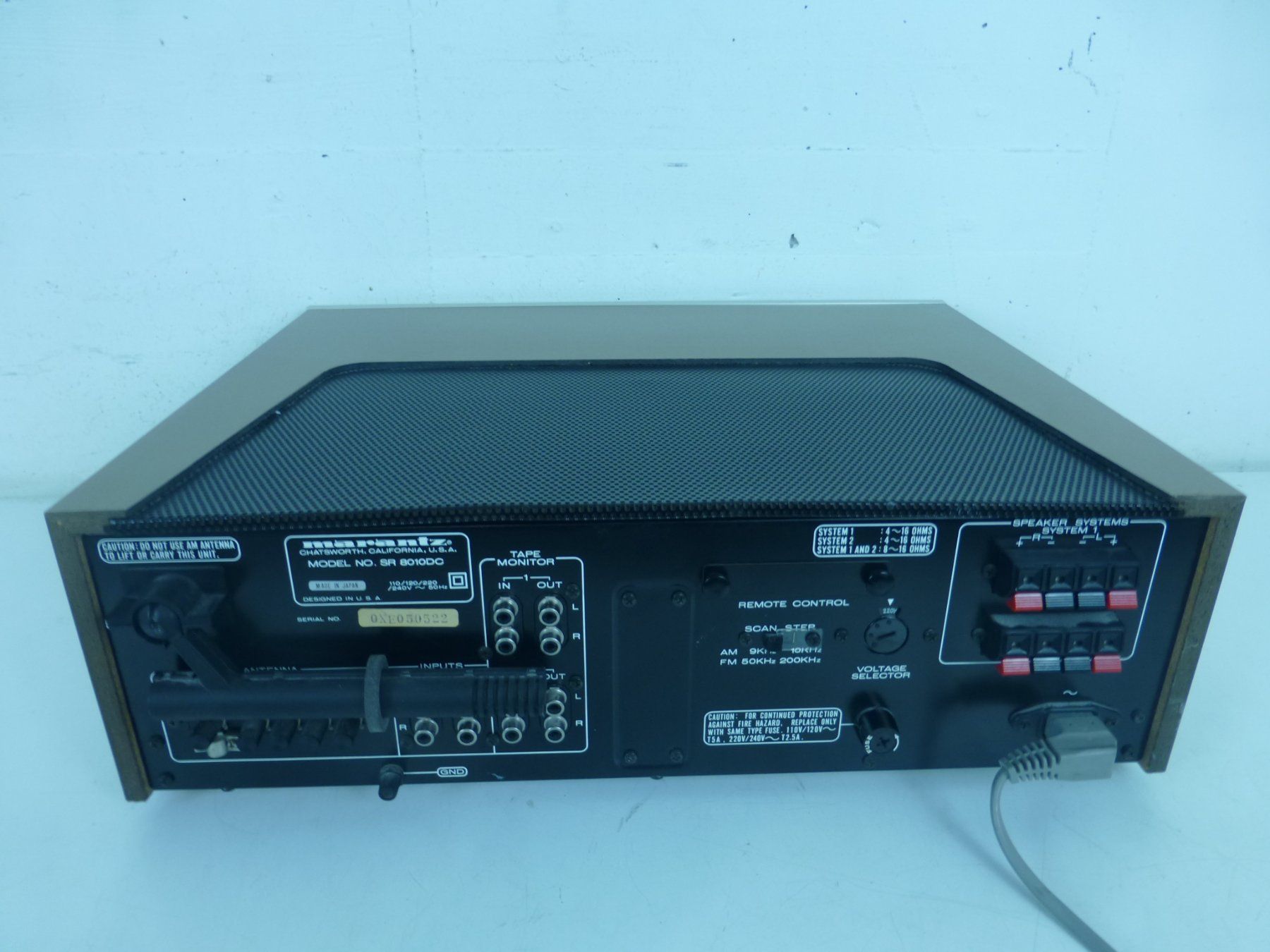 Marantz Amplificatori: Marantz SR 8010 DC Amplifier Stereo Receiver – Usato da Fahrweid venduto da gruenezahn 3