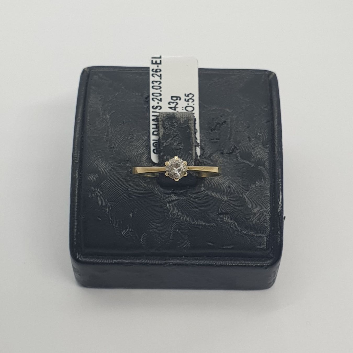 Anelli: Echt 14K Gold Ring – Usato da Luzern venduto da Goldhaus-Luzern