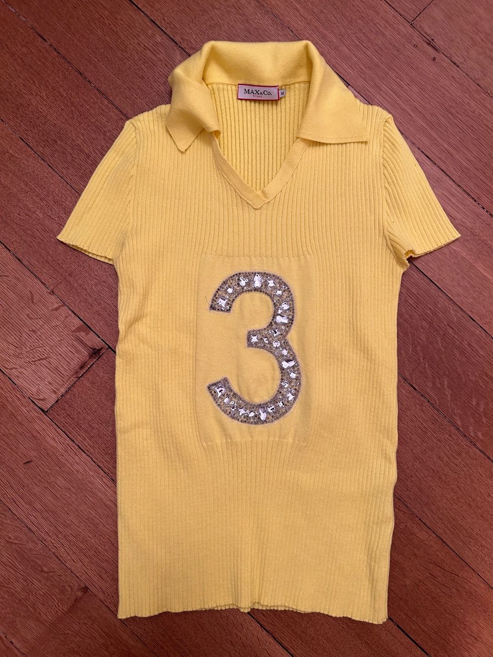 T-Shirts: Max & Co Shirt - gelb, Größe M – Neu (gemäss Beschreibung) aus Basel von SAF