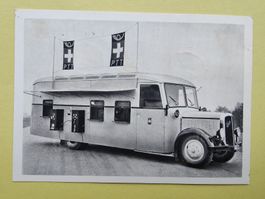 Postkarte Fahrbares Automobil Postbureau