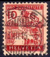 PRO JUVENTUTE 1915 LUZERNER MÄDCHEN   GESTEMPELT - H118