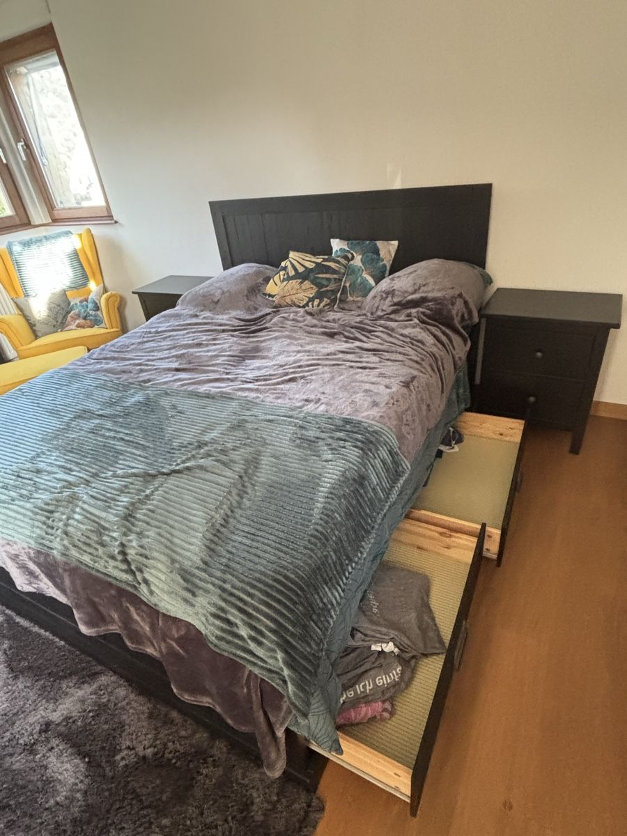 Letti: Ikea-Bett mit zwei Nachttischen – Usato da Basel venduto da flo_zvn9 2