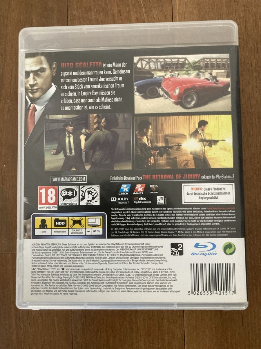 Giochi: PS 3 MAFIA l l – Usato da Roggwil BE venduto da Maui2000 2