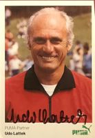 Udo Lattek 1935-2015 Fussball Trainer Autogramm Foto 10x15cm
