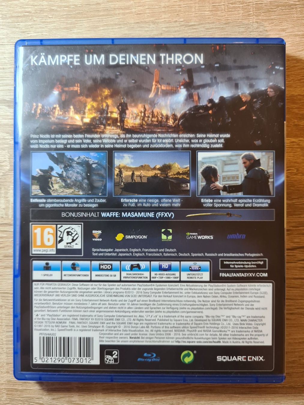 Spiele: Final Fantasy XV Day One Edition (Multilanguage) - PS4 – Gebraucht aus Carouge GE von Gasco 1