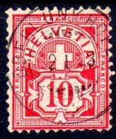 1903 VOLLSTEMPEL OBERLUNKHOFEN ZIFFERMUSTER 10 RP - DA148