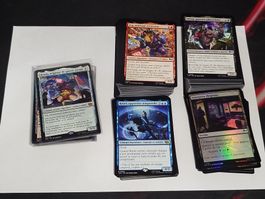 Lot de 350 cartes Magic The Gathering TMNT français