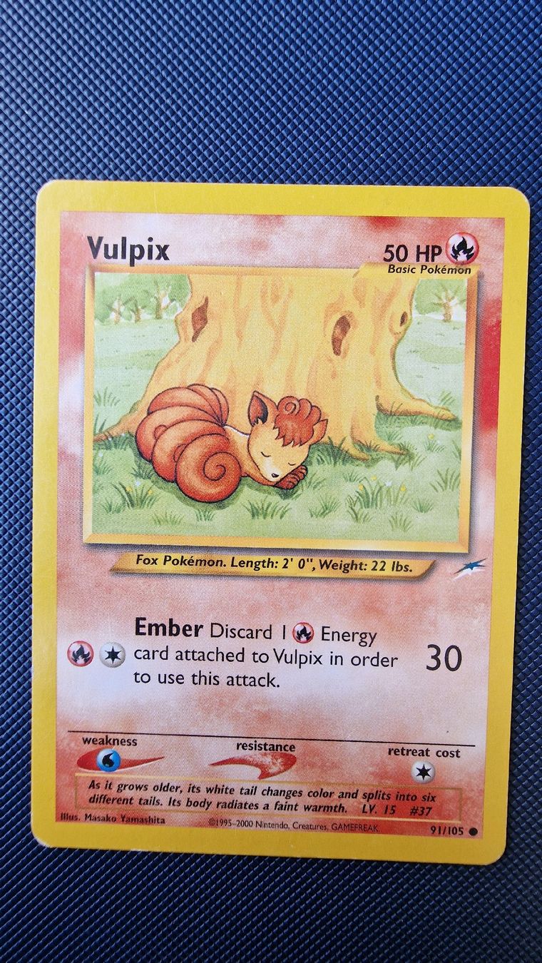 Pokémon Sammelbilder & Trading cards: Vulpix #91 – Pokémon Neo Destiny – Gebraucht aus Veytaux von PocketMonster