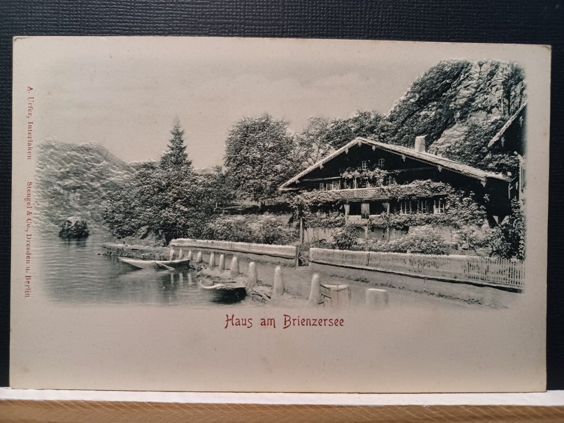 Cartoline postali: Haus am Brienzersee,  geprägt – Usato da Aarau Rohr venduto da mgvw