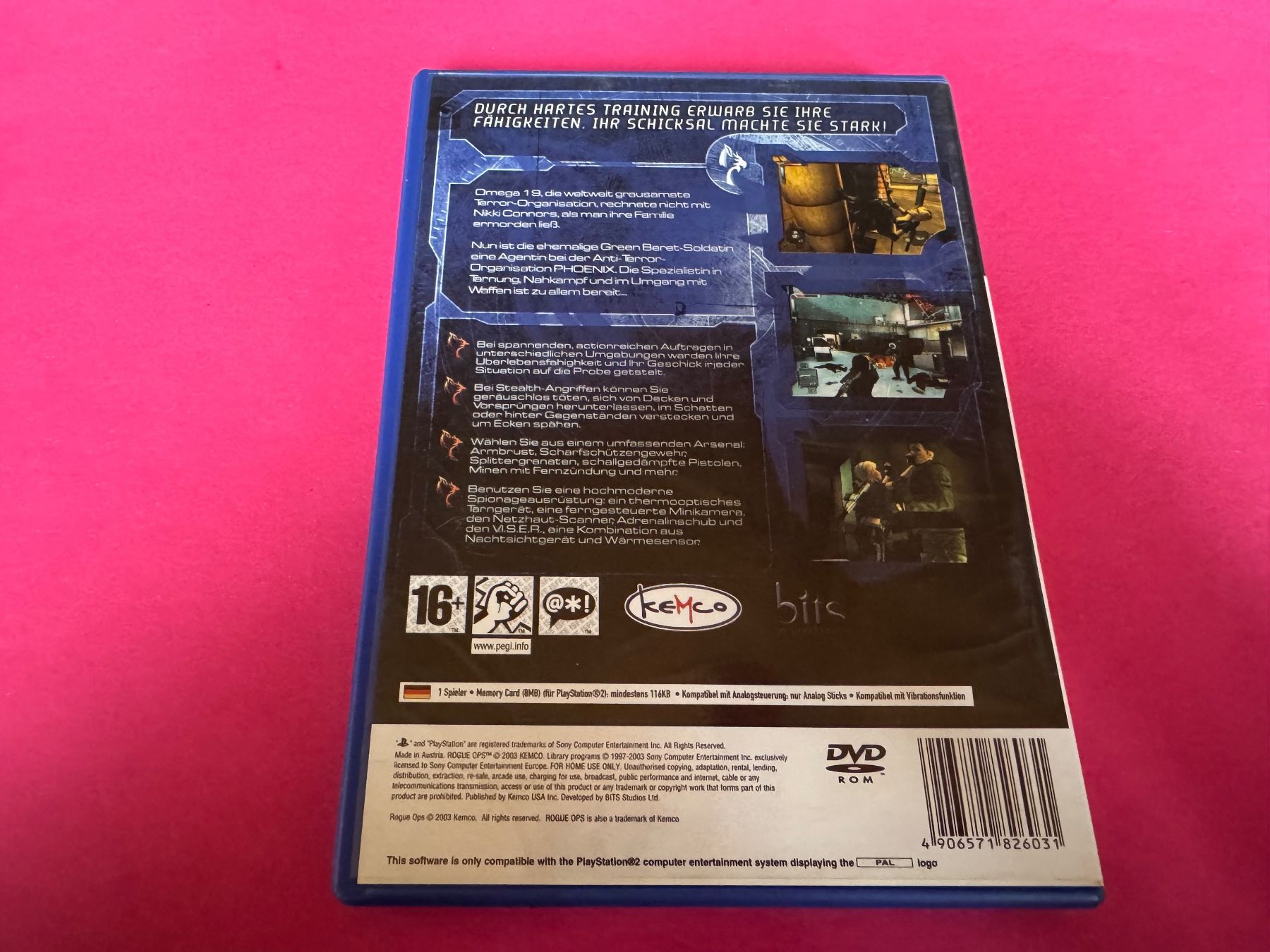 Sony Giochi: ROGUE OPS SPIEL FÜR PS2 – Usato da Hägendorf venduto da Briansgameshop 2