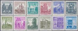 Österreich 1044-1055 Bauwerke Serie von 1958 postfrisch