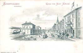 Rheinfall Schaffhausen bahn Straßenbahnen