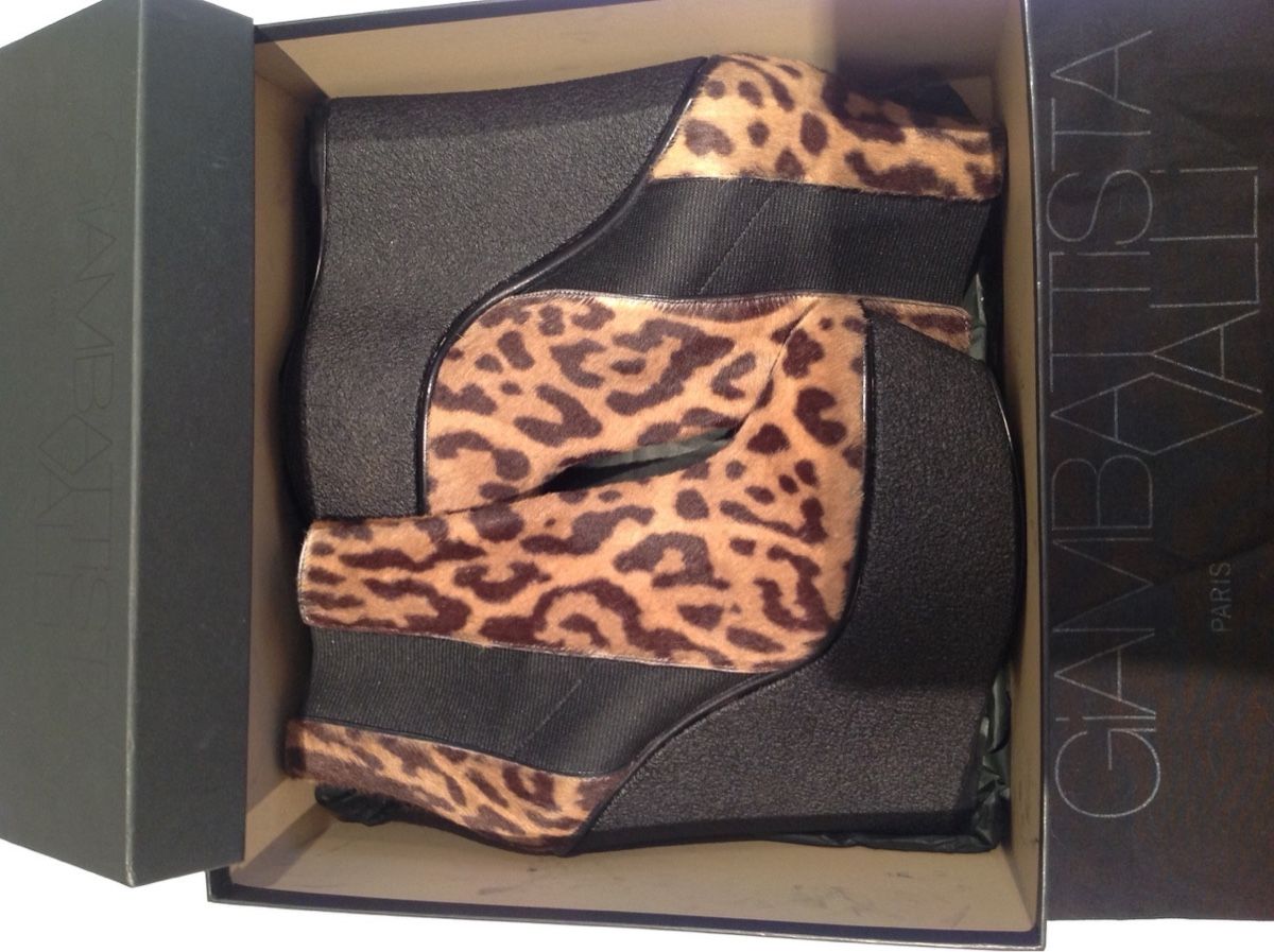 Scarpe da donna: Giambattista Valli leopard print ankle boots size 38 – Nuovo e nell'imballaggio originale da Freienbach venduto da cri_9kly 3