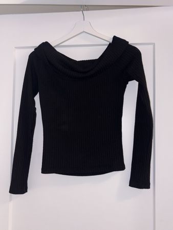 Schwarze Strickhose & Oberteil Set, Gr. M, Herbst Sale