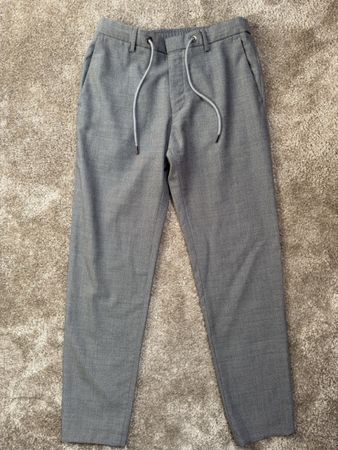 HUGO BOSS Pantalon Homme Laine Vierge W30 L30 Gris 46