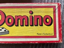 Spiel Domino - Set Swiss made antik