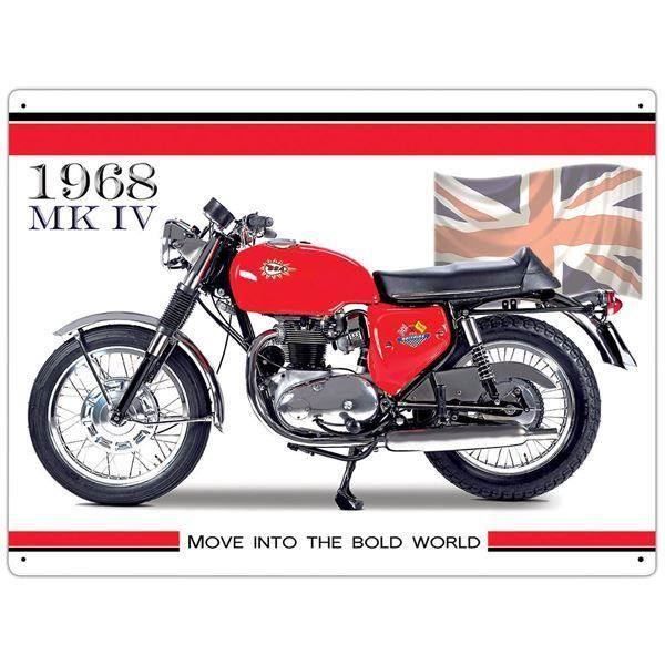 Insegne: Blechschild-BSA SPITFIRE 1968 MK IV - 30 X 40 CM – Nuovo e nell'imballaggio originale da Rupperswil venduto da big-one-sale