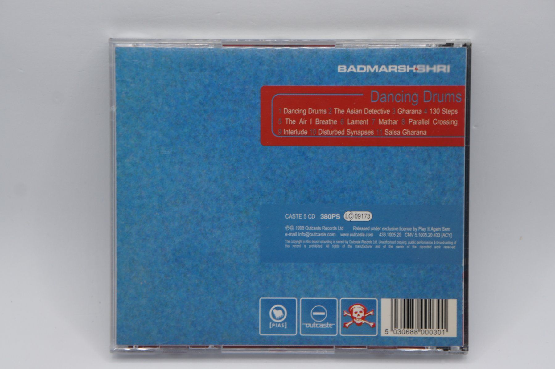 CDs: CD: Badmarsh & Shri ‎– Dancing Drums – Gebraucht aus Ernetschwil von luisvonerni 1