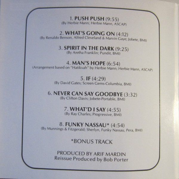 CD: Herbie Mann PUSH PUSH Chuck Rainey Duane Allman CD – Usato da Kandergrund venduto da Sososo 3