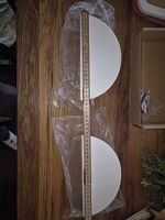 2 kleine Holz Tablare