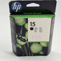 Cartouche d'encre HP 15, noire, authentique, NEUF !