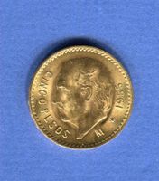 (1976) Mexico 5 Pesos 1955 Stgl Gold