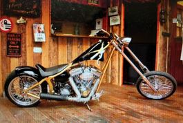 HPU / GCP Hurricane R100 Chopper, custom Bike, Harley
