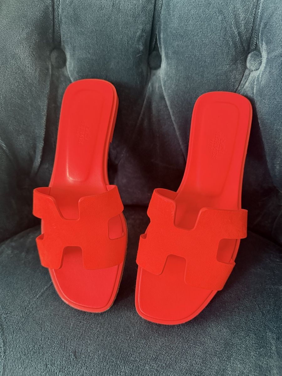 Hermès Damenschuhe: Sandali Hermes Oran Rosso corallo – Neu (gemäss Beschreibung) aus Lugano von fer_ckb9 5