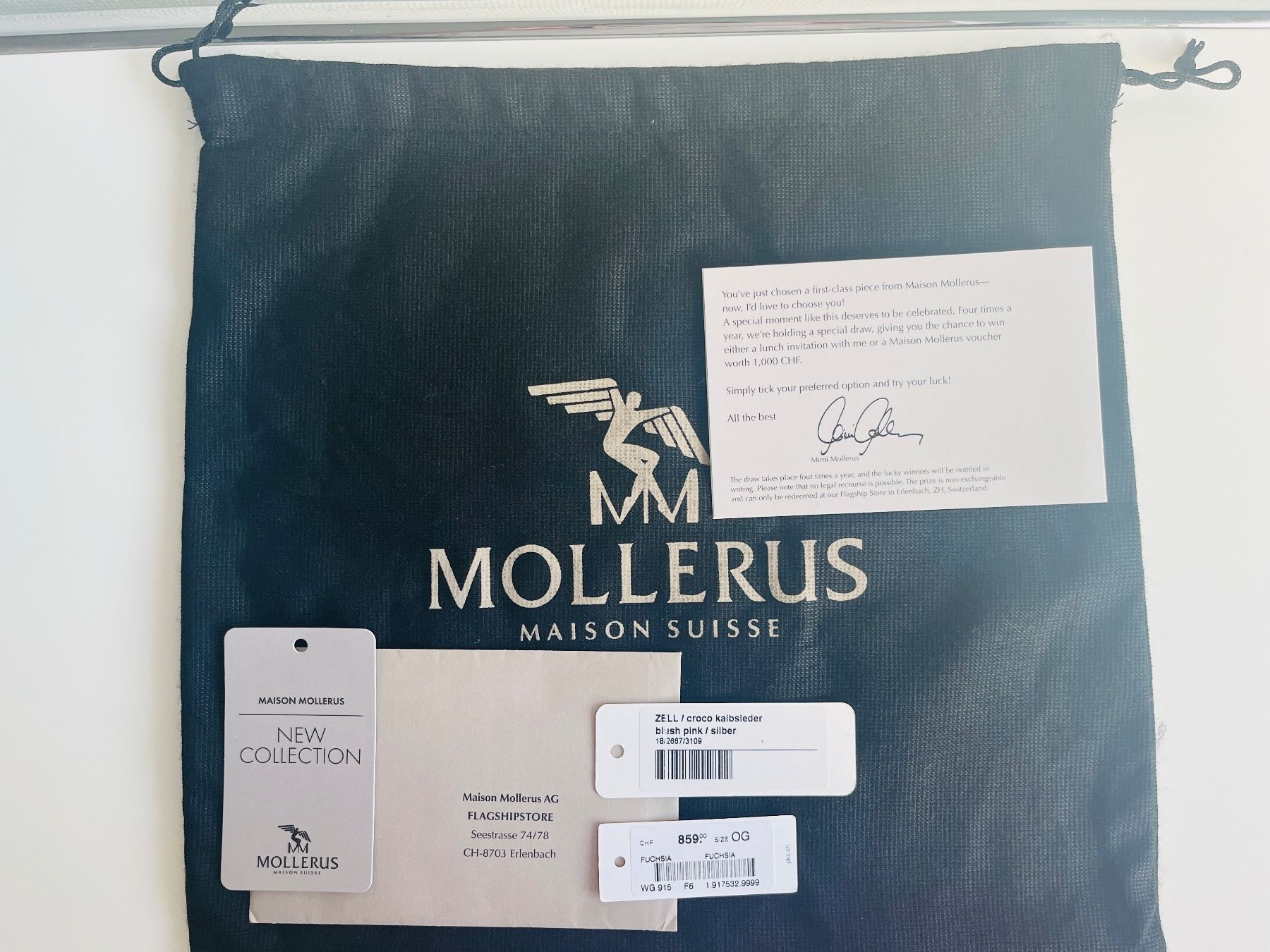 Maison Mollerus Sacs femmes: Maison Mollerus Tasche in Fuchsia – Neuf (Voir description) à Wallisellen par MT1221 4