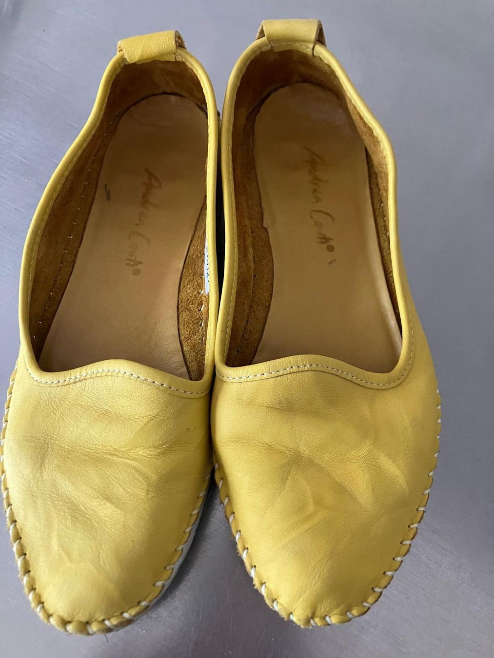 Scarpe da donna: Andrea Conti Leder-Slipper  Grösse 37 – Usato da Allenwinden venduto da Obalu 2