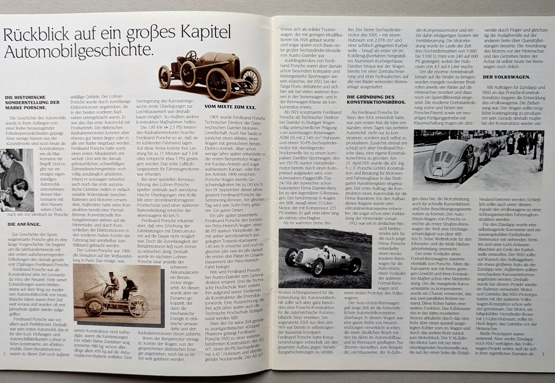 Porsche Dokumente: Originalkatalog "PORSCHE", Modellprogramm – Neu (gemäss Beschreibung) aus Olten von VanishingPoint.71 1