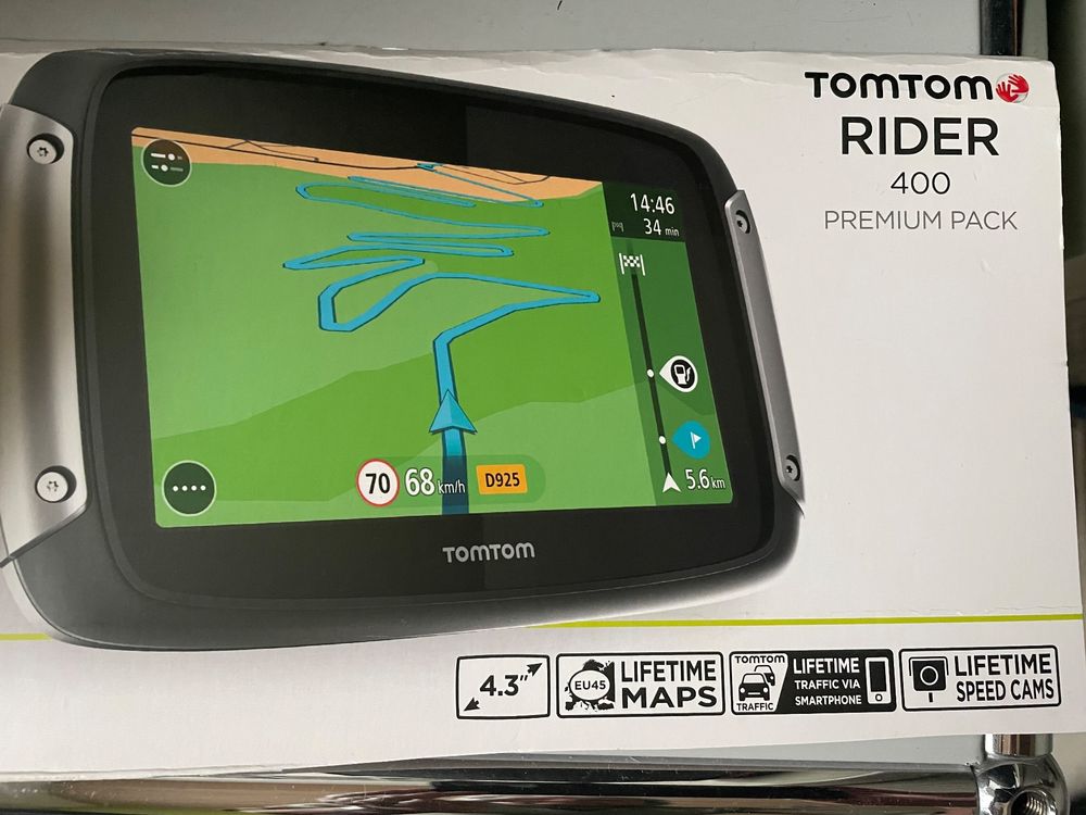 TomTom Rider 400 Premium Pack - Motorrad Navi (Gebraucht) in ...