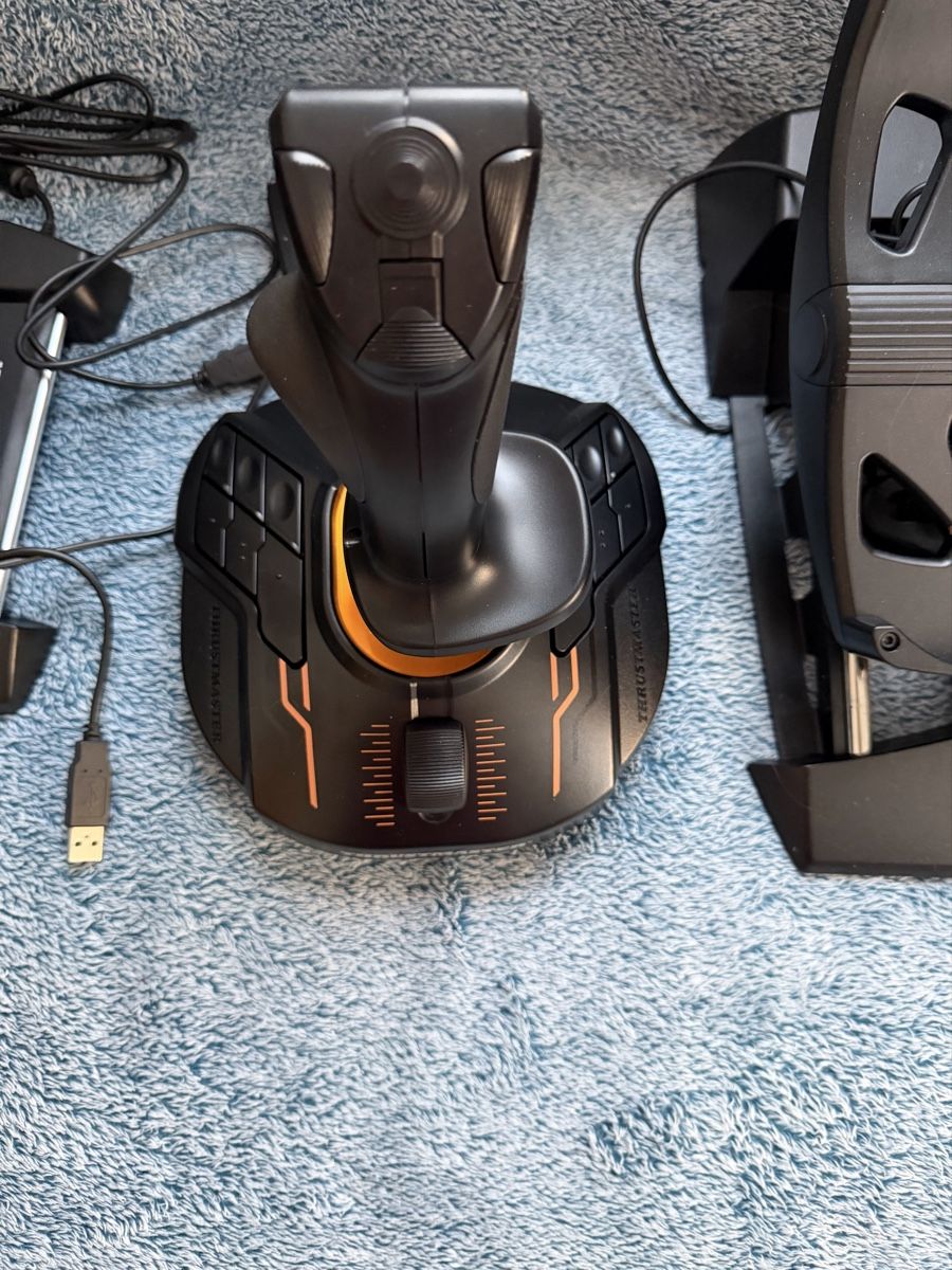 Thrustmaster Controller: Thrustmaster TFRP FlightRuder Pedals + Joystick/Dual Throttl – Nuovo (secondo la descrizione) da Murgenthal venduto da Tina_4055 2