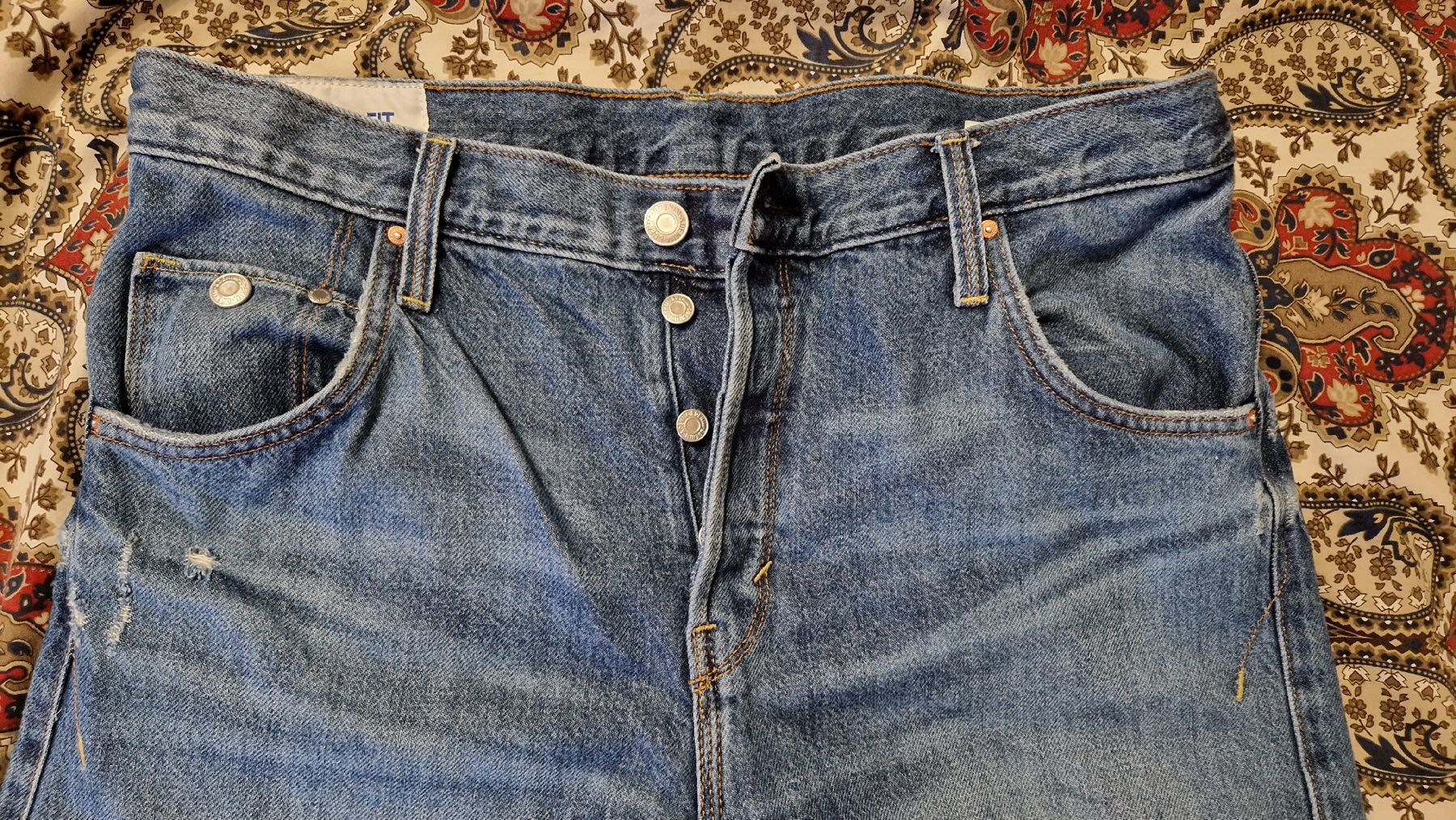 H&M Jeans: Blaue Jeans-Bermudas – Nuovo (secondo la descrizione) da Oberengstringen venduto da Asteroid56 1