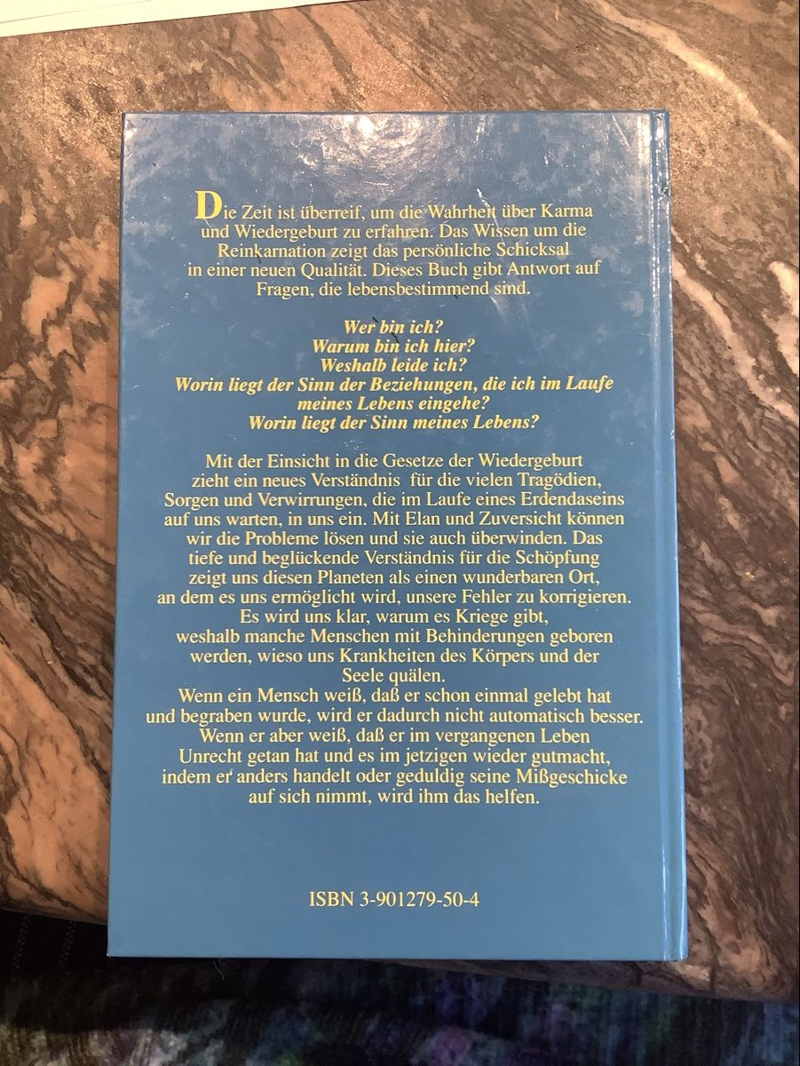 Libri: Reinkarnation – Usato da Zürich venduto da Albatros57 1