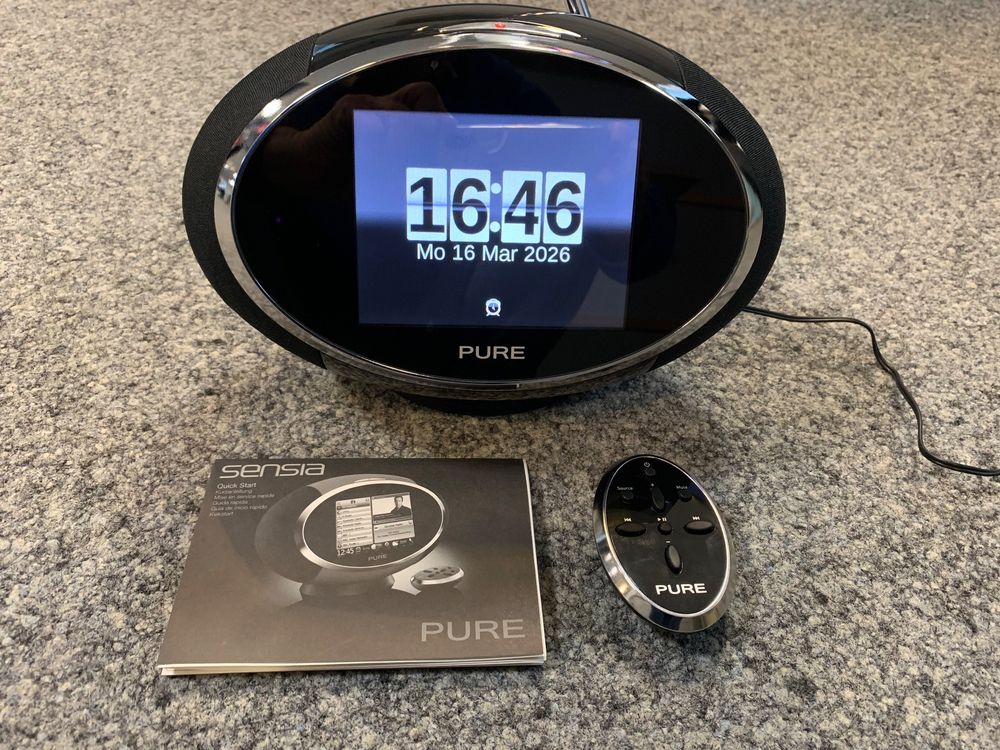 Pure Sensia 200D DAB Radio mit Touchscreen & Fernbedienung (Usato) a ...
