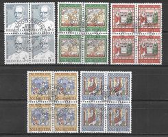 Viererblockserie Pro Patria 1967 B133-B137 ET Bern 1.6.1967