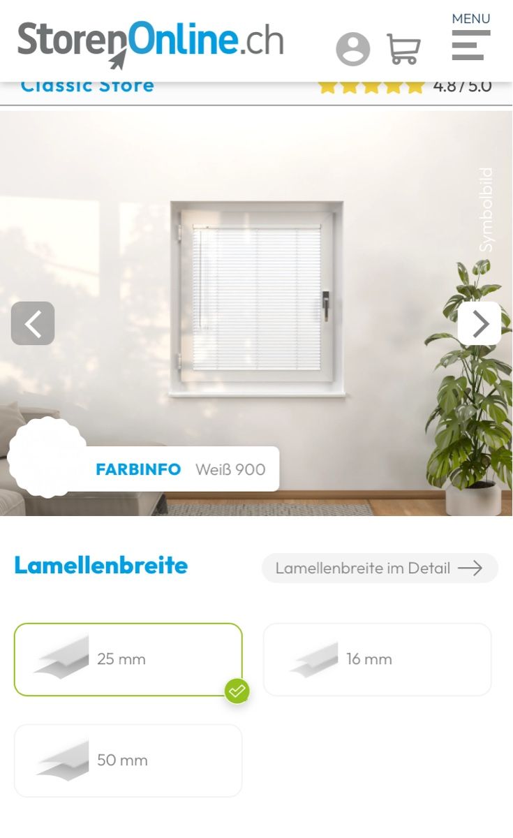 Tende da sole: Lamellenstoren/Storen – Nuovo e nell'imballaggio originale da Rohrbachgraben venduto da Gusi3 6