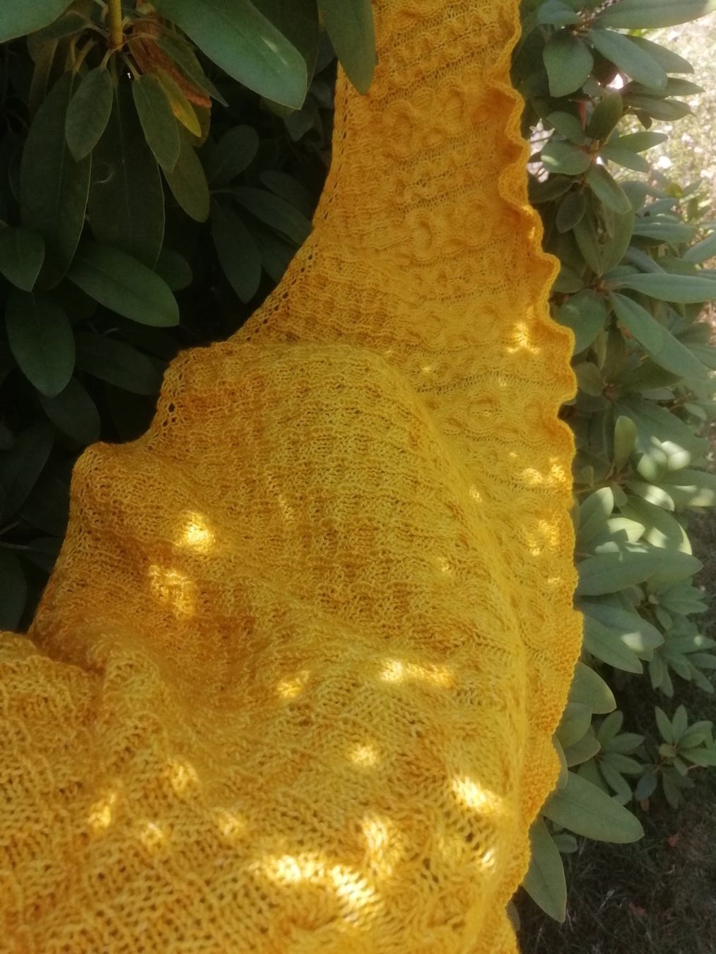 Foulards, Tücher & Schals: Schultertuch "Honigtopf", 100% Merino  NEU – Neu (gemäss Beschreibung) aus Langenthal von Handstrick 6