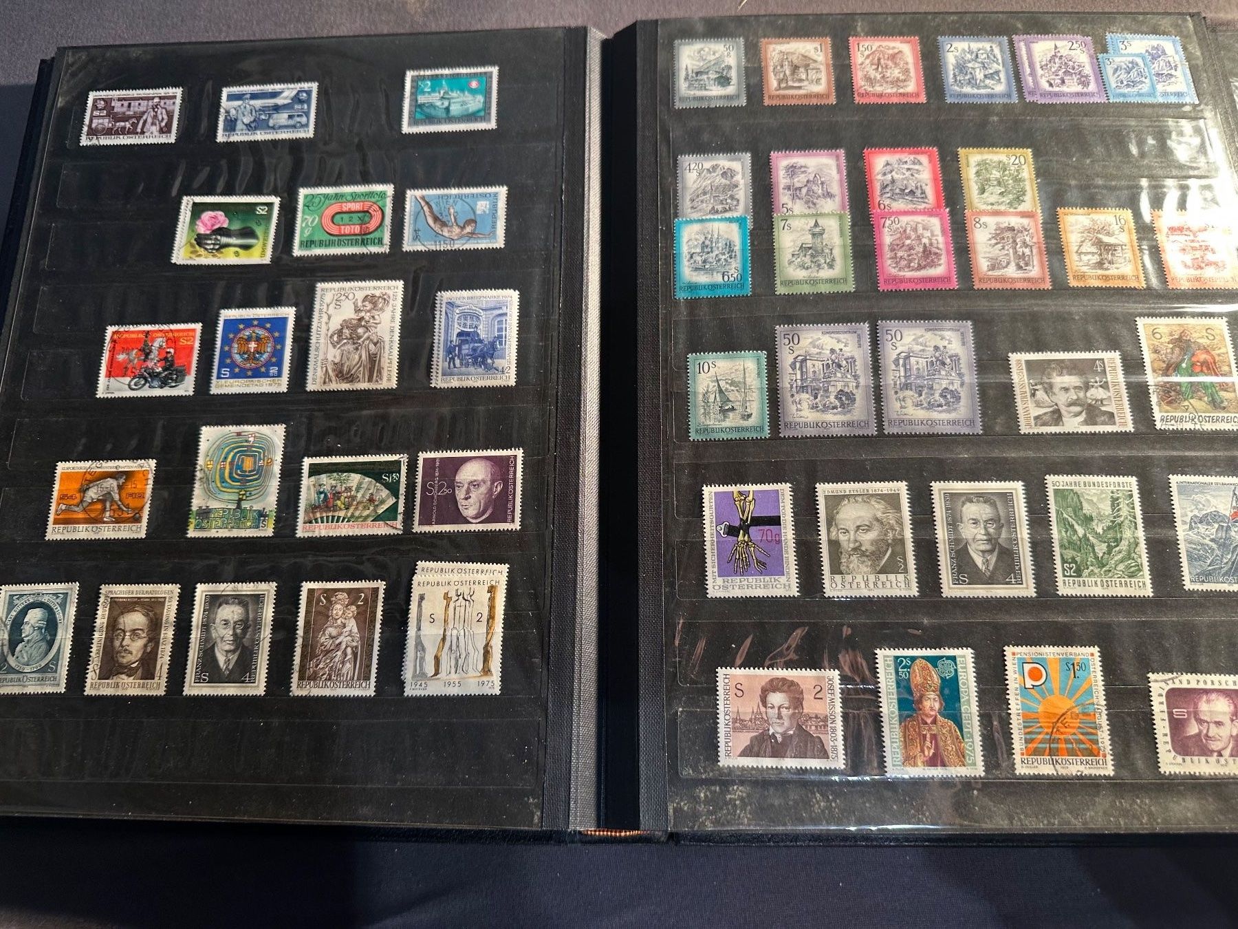 Tutti i francobolli: Sammlung Österreich - Schweiz mit einigen Postfrischen – Usato da Stettfurt venduto da 2442 9