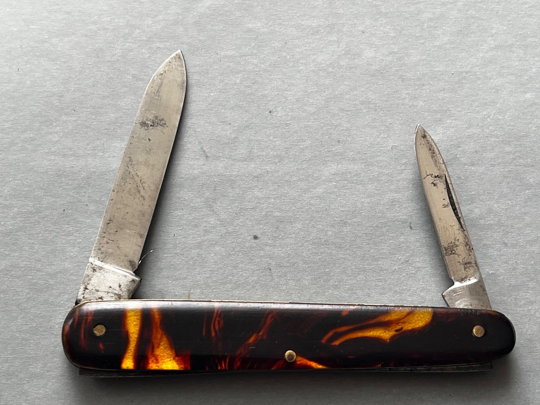 Taschenmesser: Altes Sackmesser Solingen 85 mm Schildpatt – Gebraucht aus Zürich von FV.vintage 1